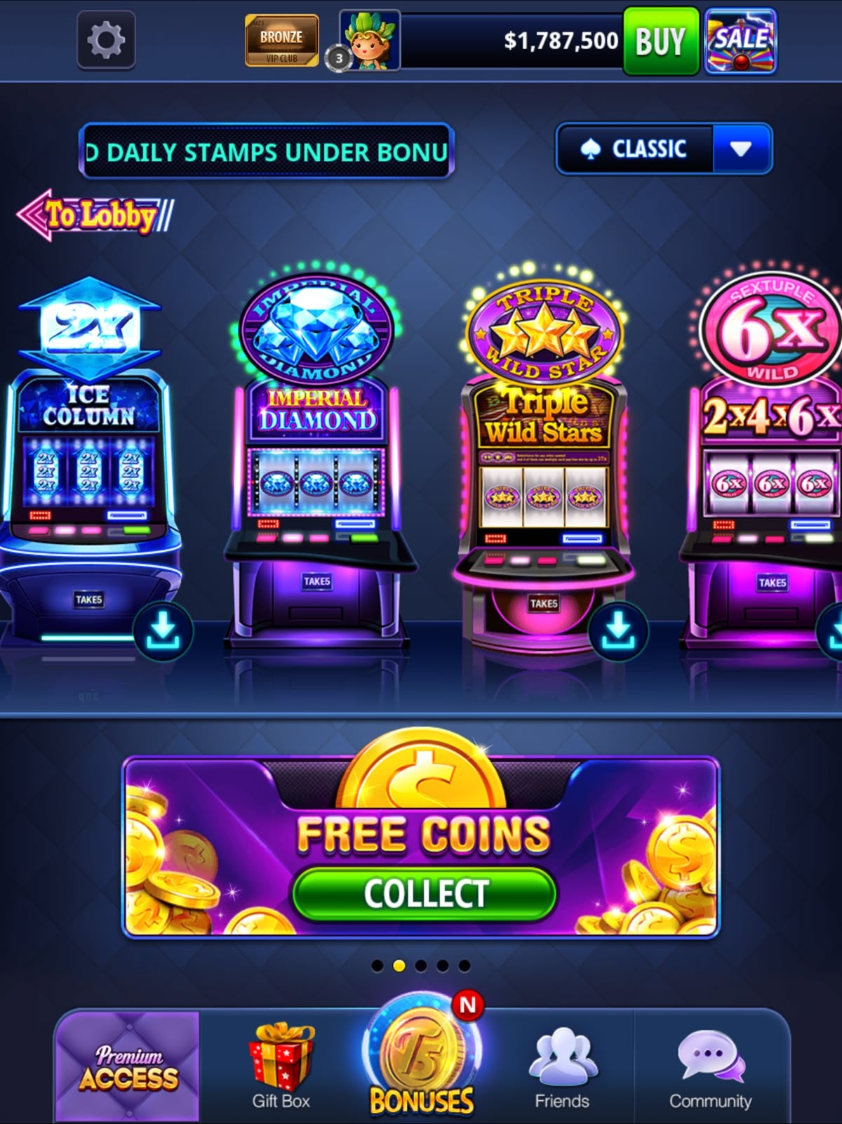 PKR Slots game