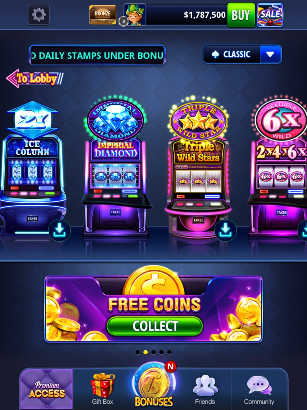PKR Slots game
